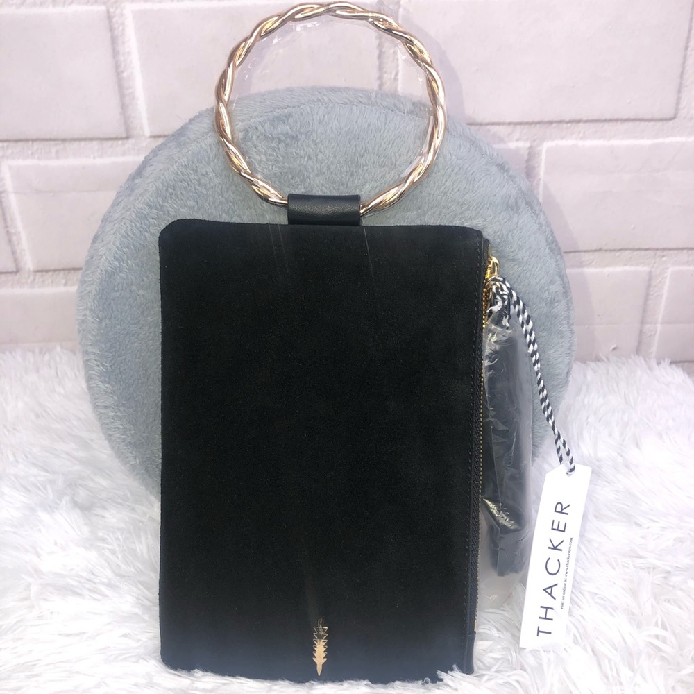 Thacker Nolita Clutch/Wristlet Black leather/suede - Picture 3 of 5
